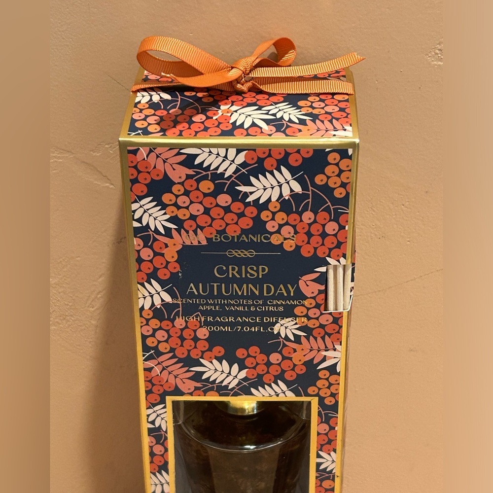 GC BOTANICALS CRISP AUTUMN DAY HIGH FRAGRANCE DIFFUSER CINNAMON APPLE CITRUS NWT - Picture 8 of 8